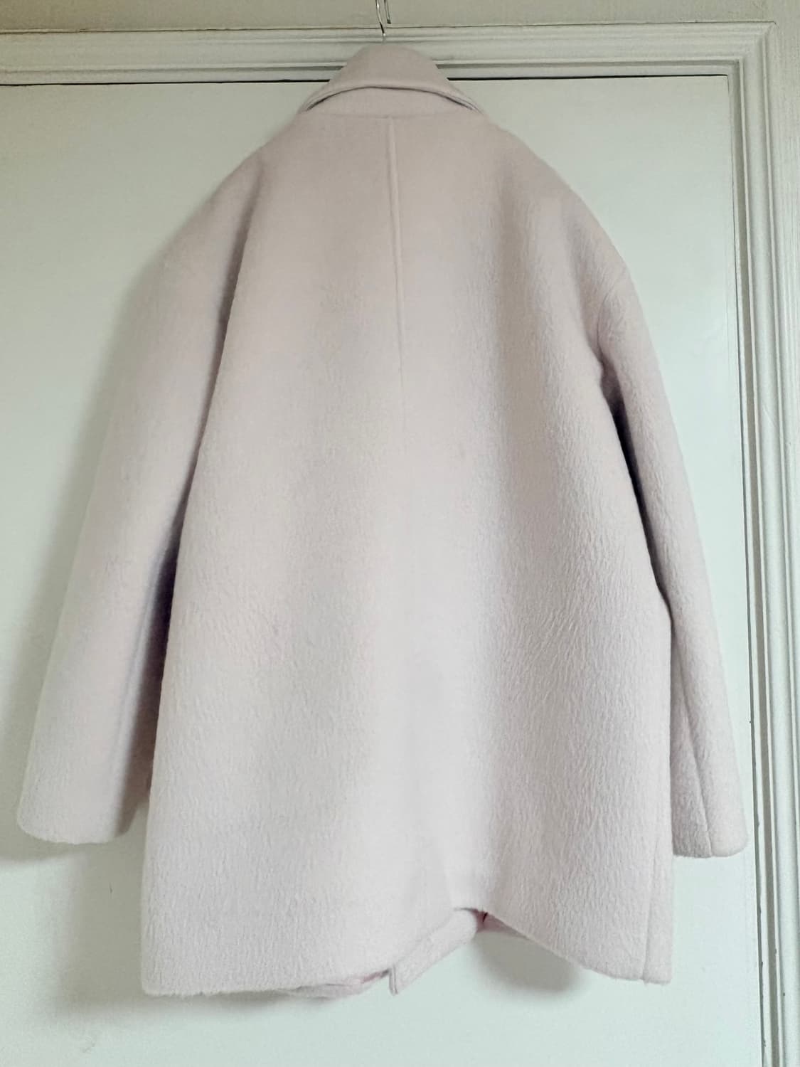 [택달림] 로제프란츠 울코트 하프 코트 핑크 상품이미지4