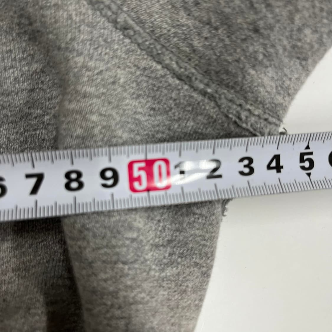 후아유 y2k 그레이 올드스쿨 스웻 후드집업 져지(L) 상품이미지9