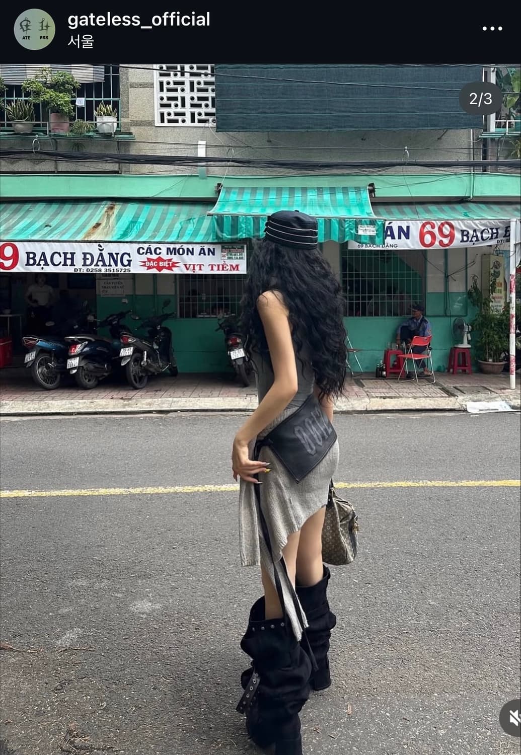 게이트리스 싸이하이 버클 스웨이드 롱부츠 블랙 M(235 240 245) 상품이미지9