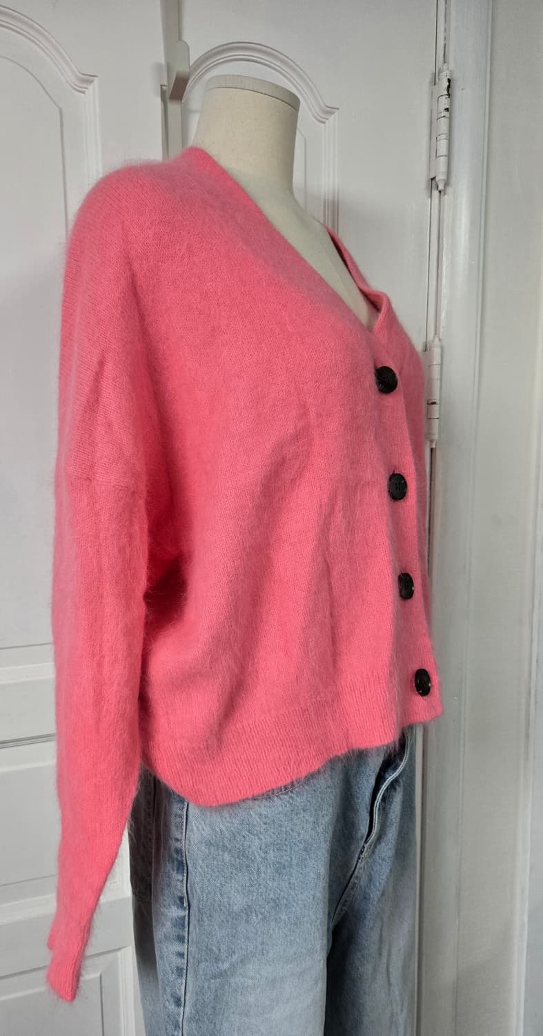 The great 더 그레이트 앙고라 핑크가디건 상품이미지4