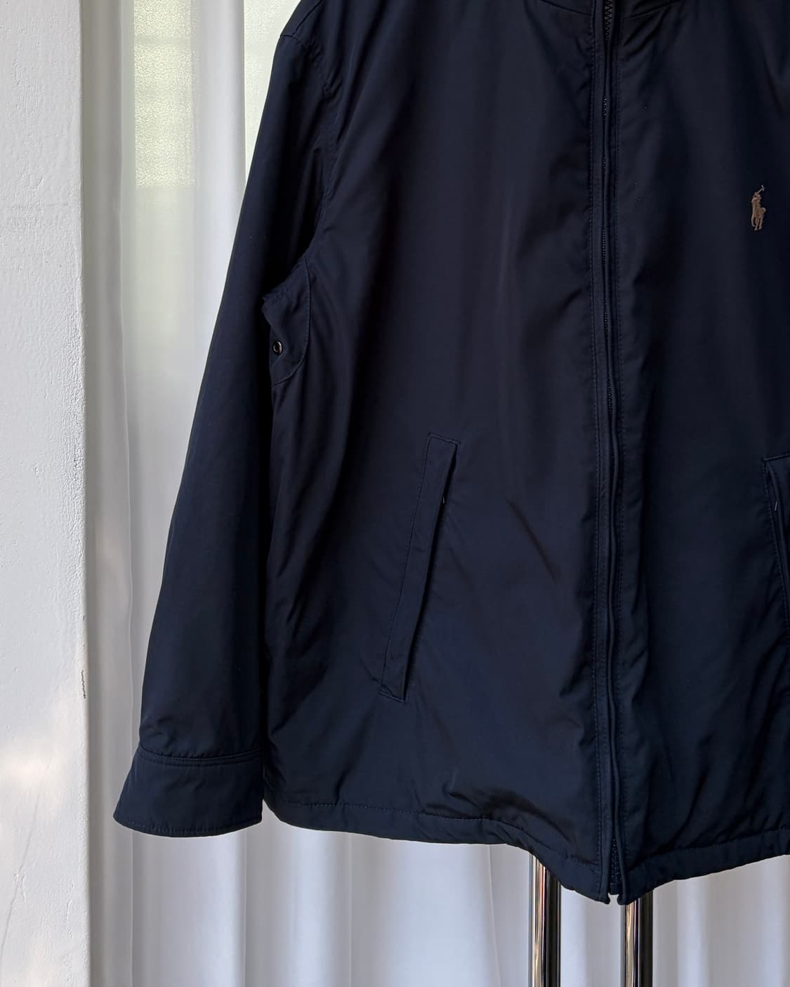 [L]폴로 랄프로렌 모크넥 폴리쉘 블루종 페리 자켓 navy 상품이미지3