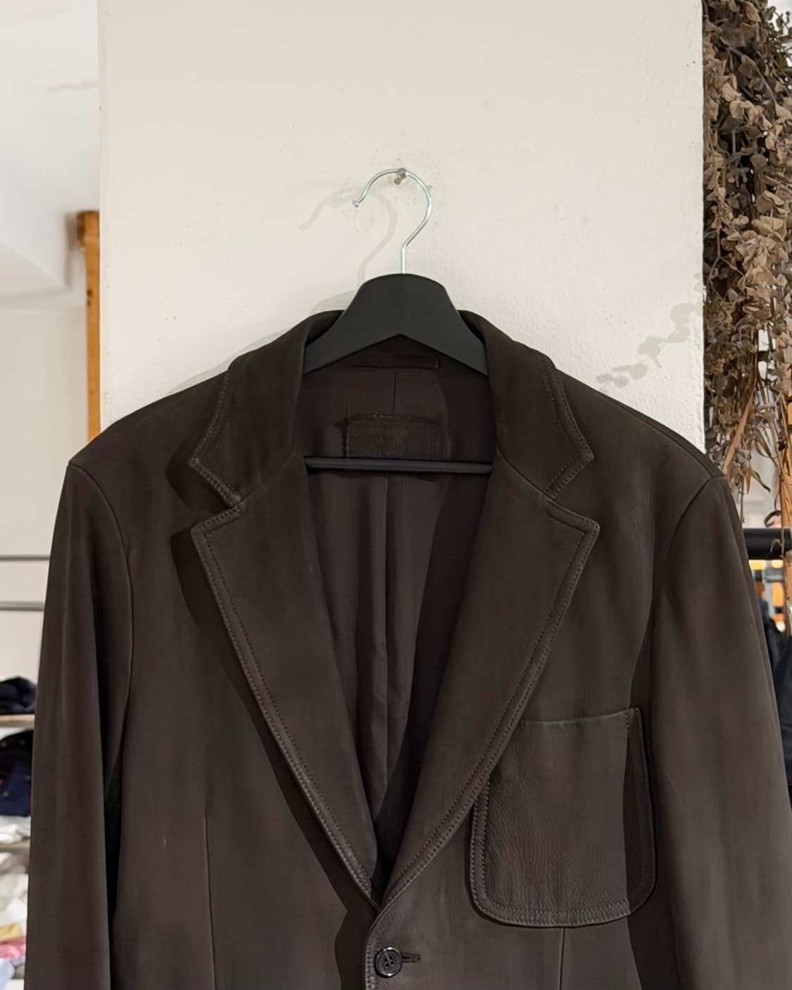 프라다 브라운 롱 포켓 스웨이드 자켓 상품이미지4