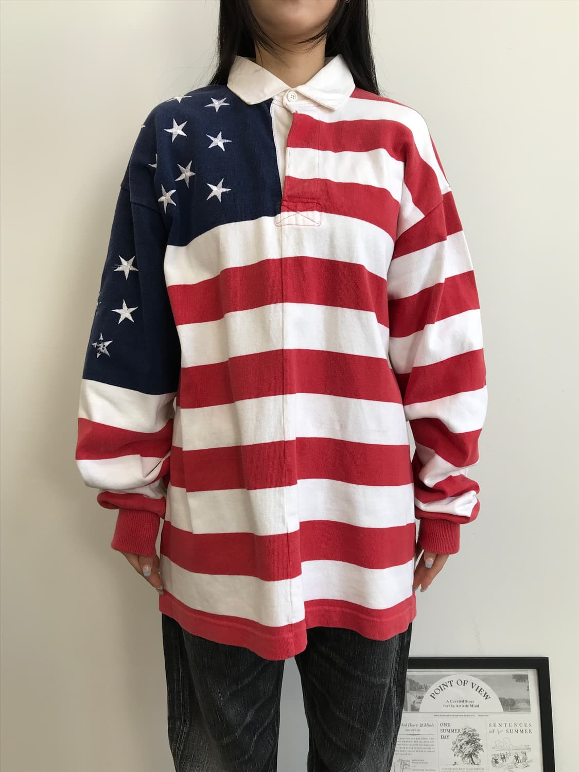 Barbarian USA Flag Rugby Shirt 상품이미지2