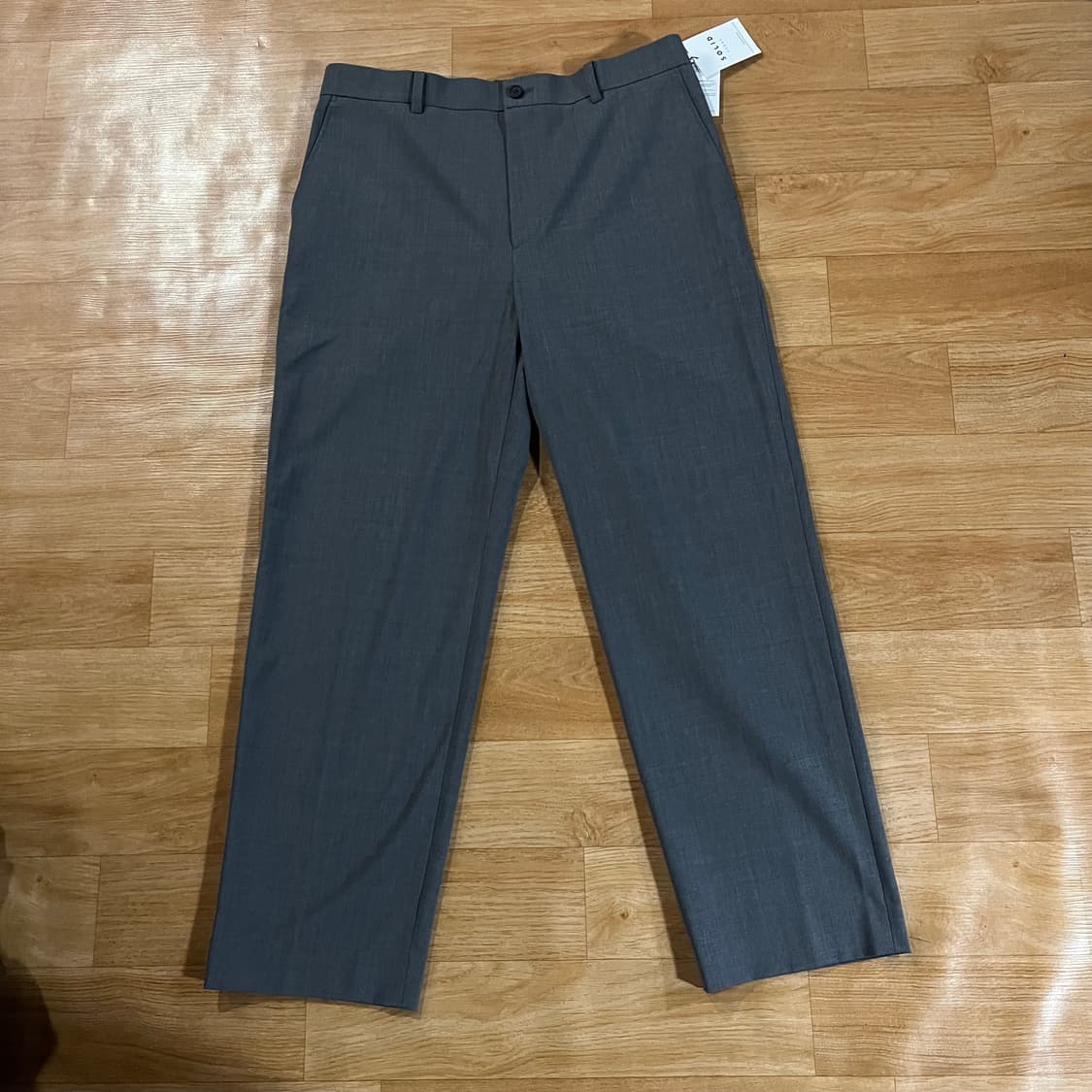 [35-37] (새상품) 솔리드옴므 26ss 밴딩 세미와이드 슬랙스 상품이미지7