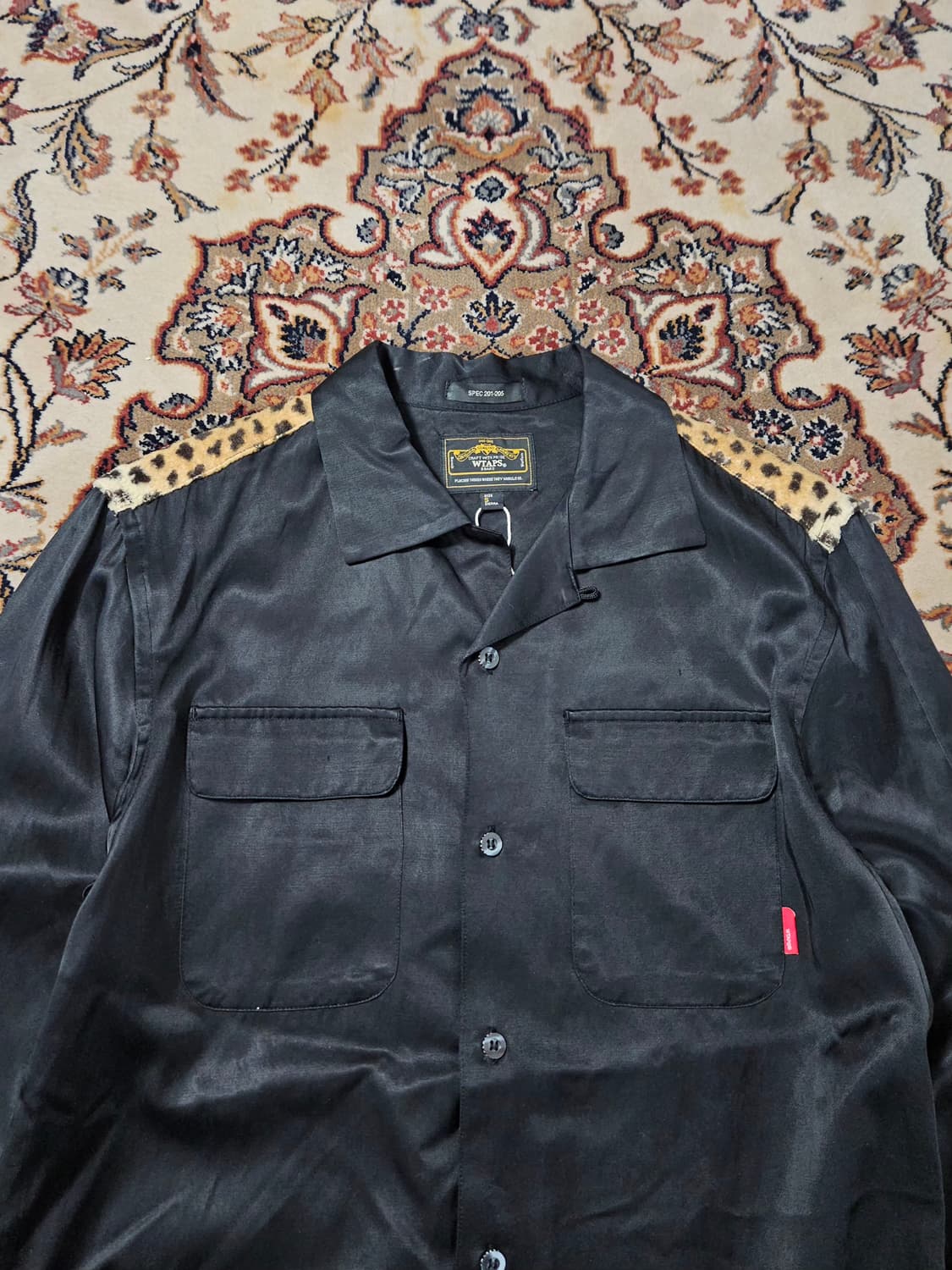 Wtaps 더블탭스 레오파드 레이온 셔츠 오픈칼라 S 상품이미지2