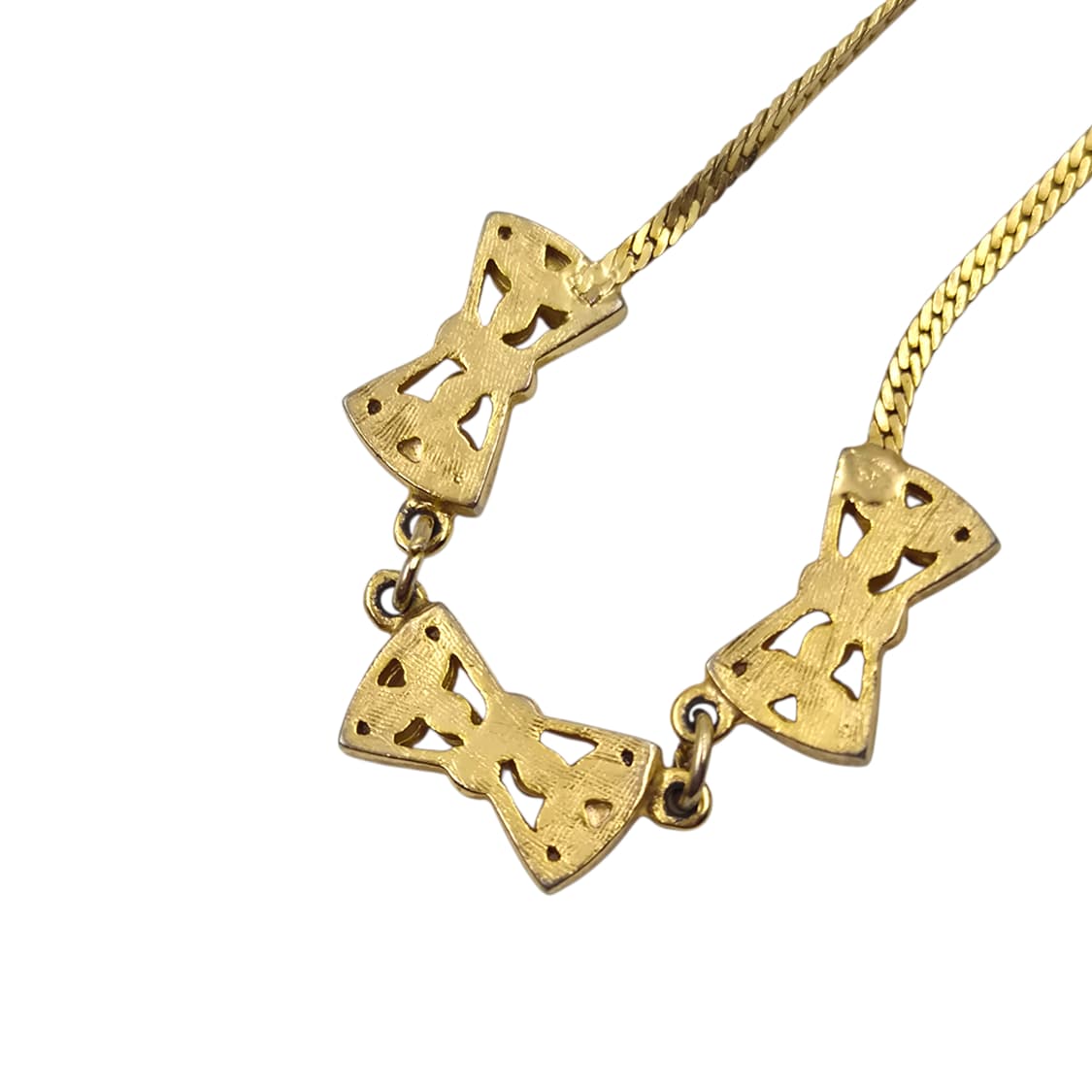 90s 프랑스 꾸레쥬 리본 크리스탈 초커 상품이미지5