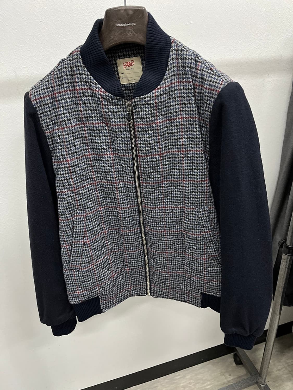 105) 비오비 이태리 누빔 블루종  상품이미지3