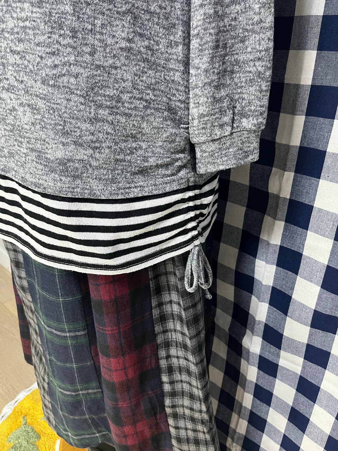 스트라이프 레이어드 니트 상품이미지6