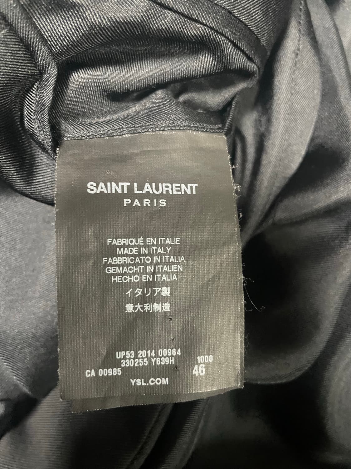 생로랑 투버튼 블레이저 상품이미지4