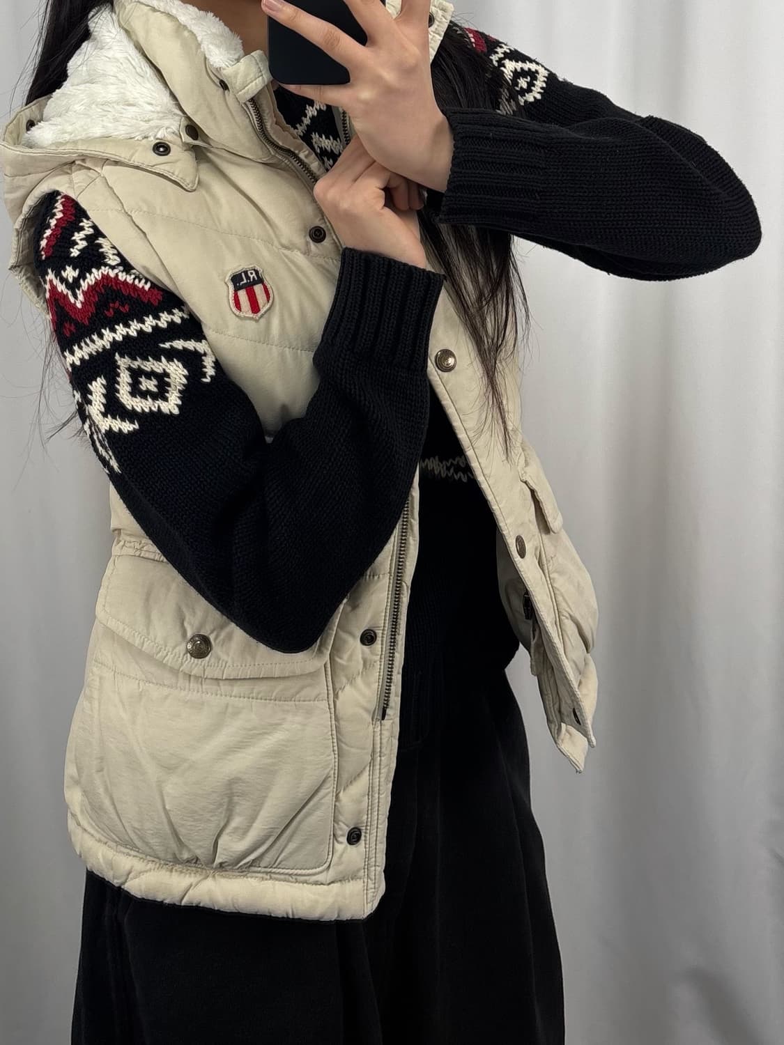 폴로 진스 패딩 베스트 상품이미지1