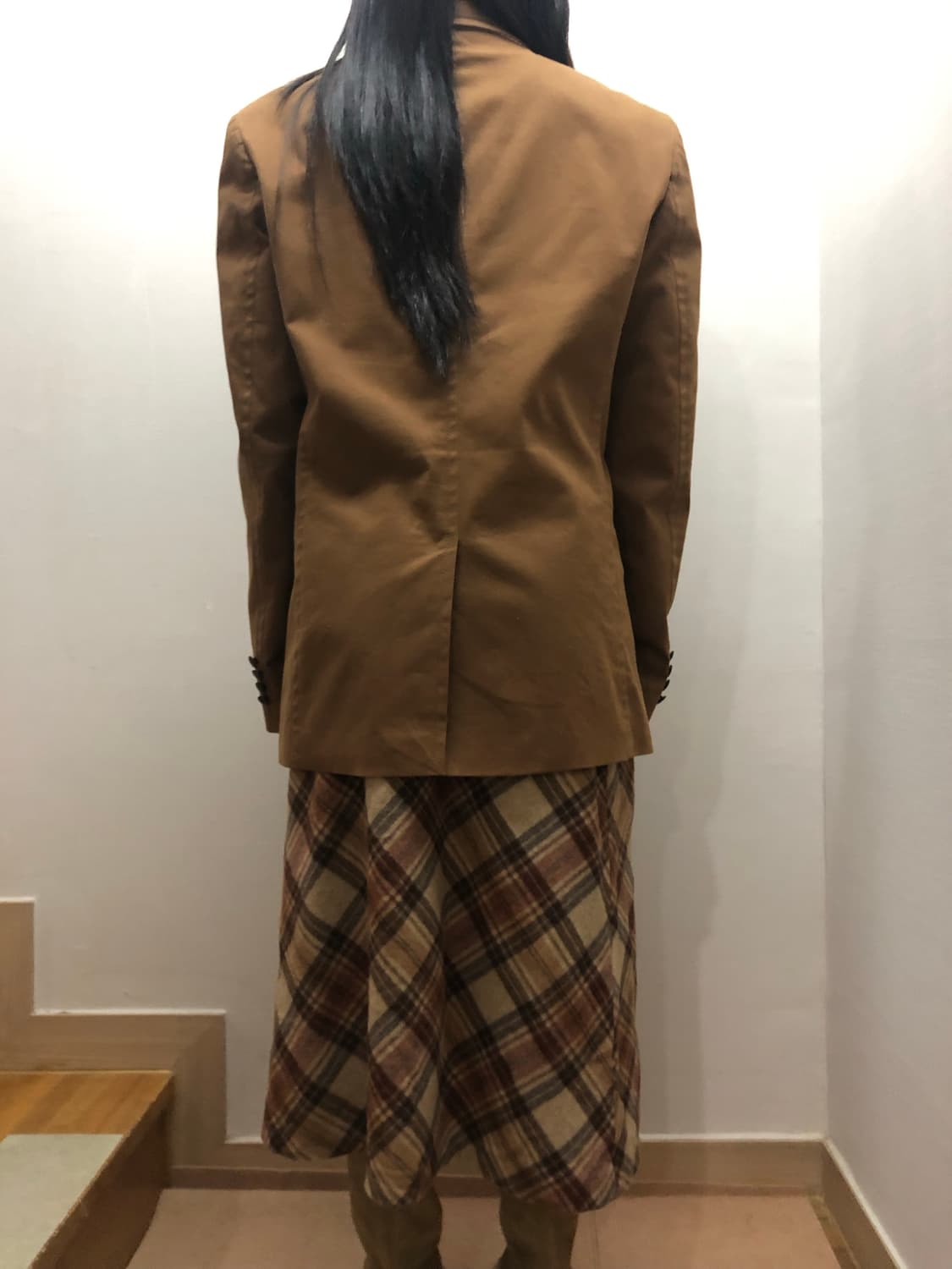 빈티지 브라운 코튼 자켓 상품이미지7