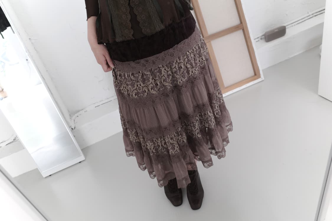 lace cancan skirt 상품이미지4
