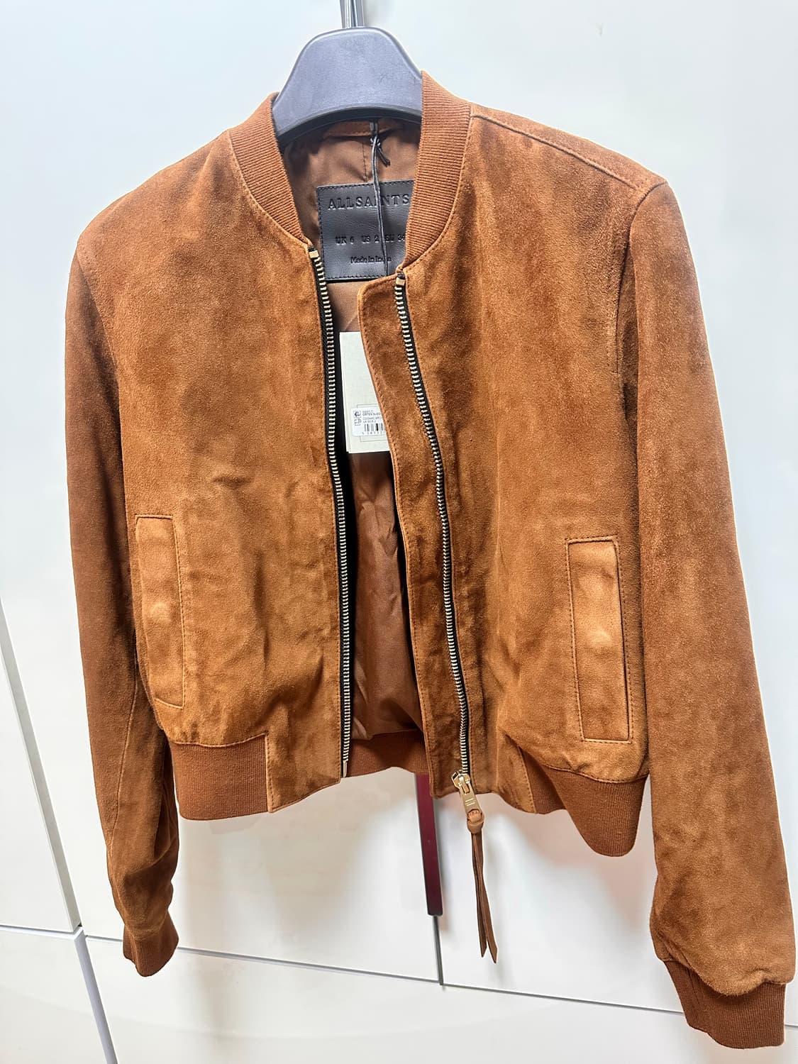 (새상품) 올세인츠 오르텐 스웨이드 봄버자켓 상품이미지4