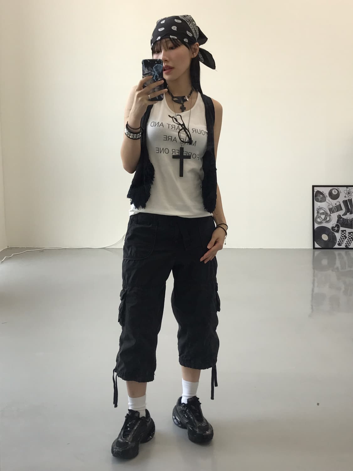 Jpn Kitsch Graphic Sleeveless 상품이미지2