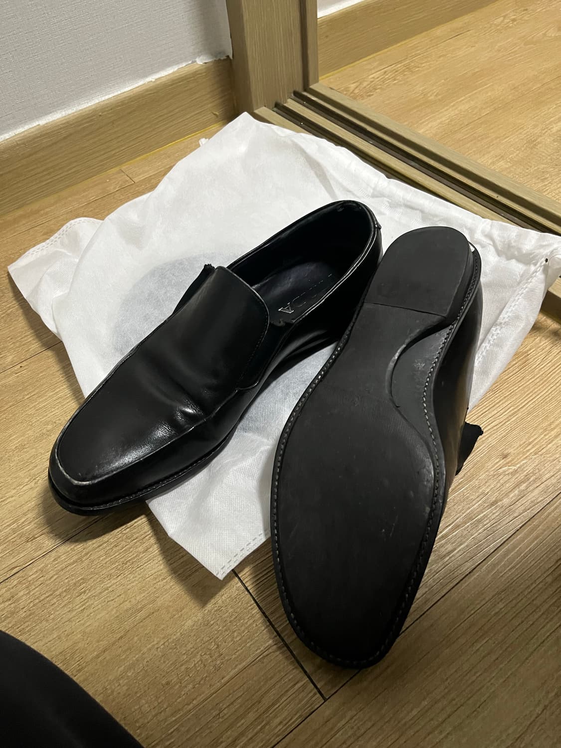 프라다 레더 로퍼 상품이미지2