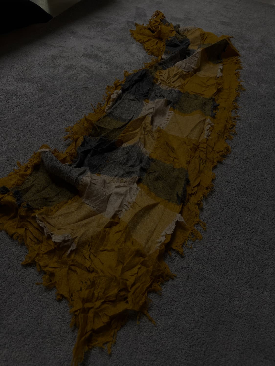 Vintage grunge punk flannel muffler 상품이미지2