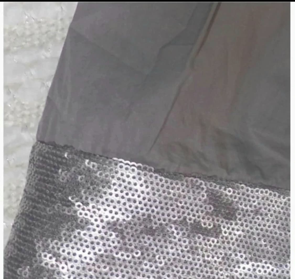 Theory 그레이 셔링 스팽글 스커트 사이즈 4 55-66 상품이미지2