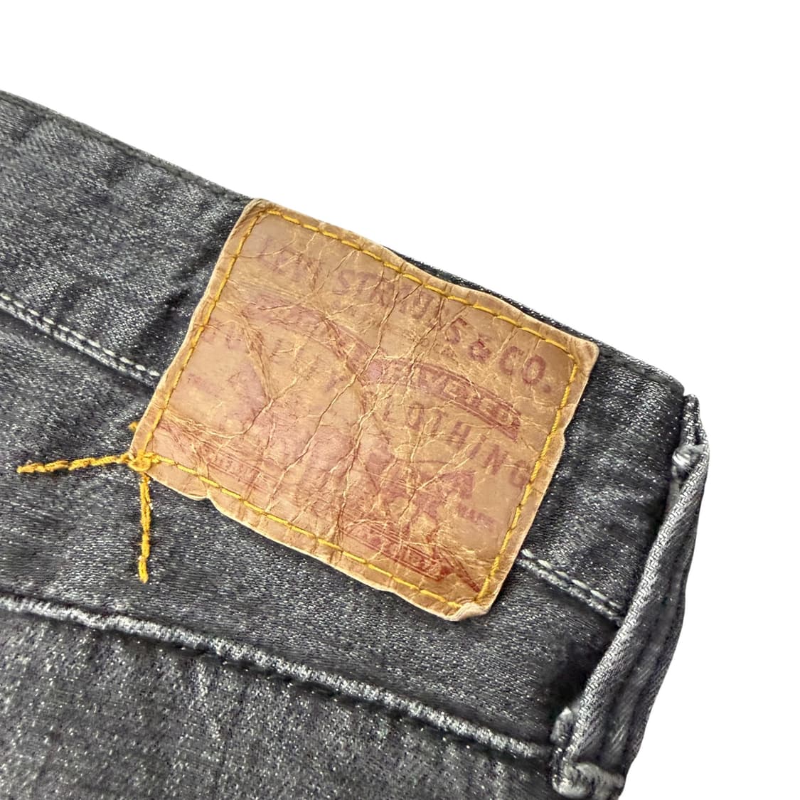 00‘s 리바이스 블랙 워싱 데님팬츠 상품이미지8