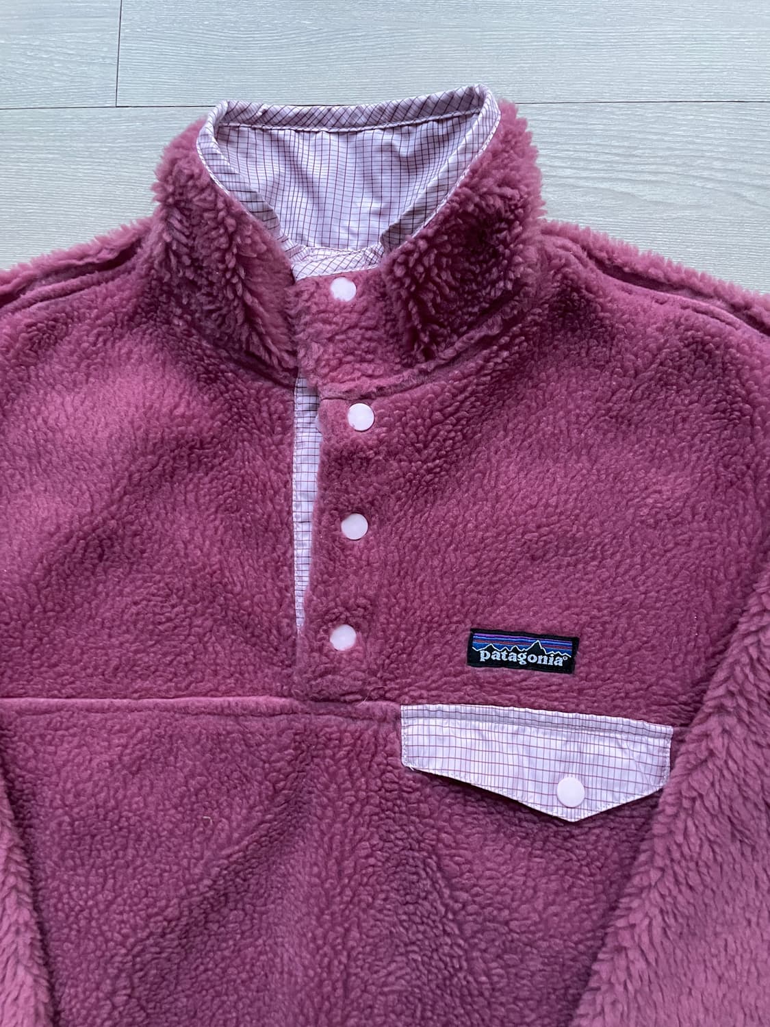 파타고니아 글리세이드 핑크 스트로베리 딥파일 키즈 상품이미지6