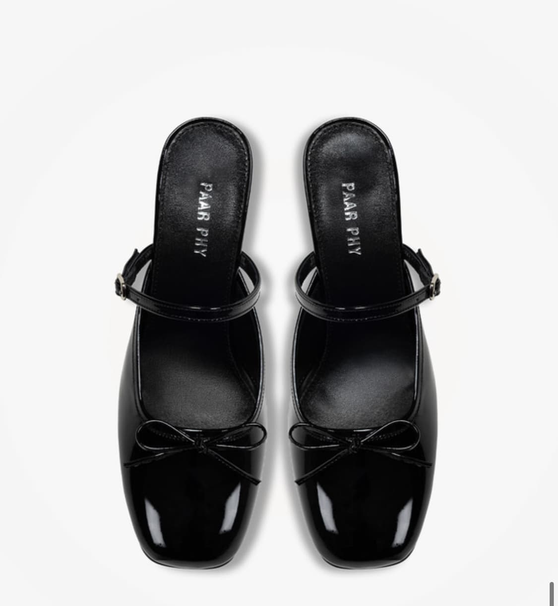 PP BALLET HEELS (PATENT BLACK) 상품이미지3