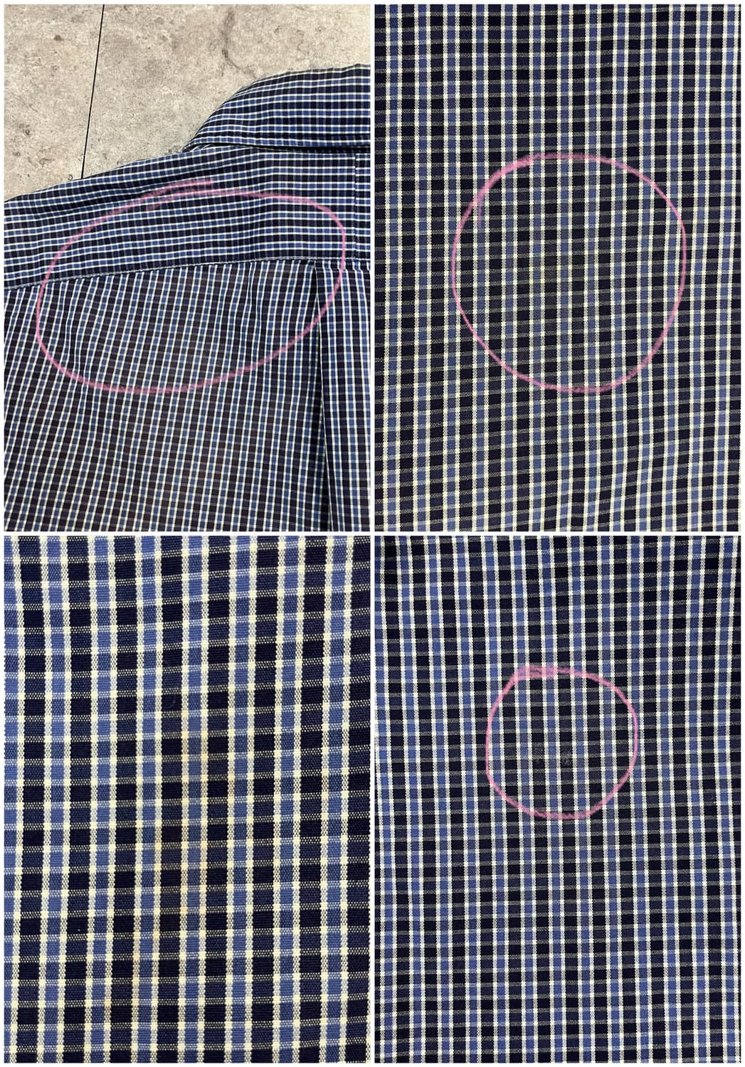 폴로 랄프로렌 체크 셔츠 네이비 95 #csz3082 상품이미지6