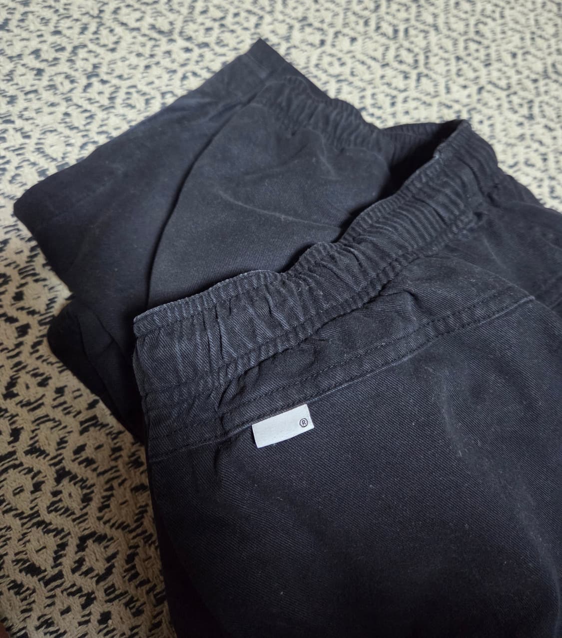 디스이즈네버댓 코튼 이지팬츠 블랙 XL 상품이미지2