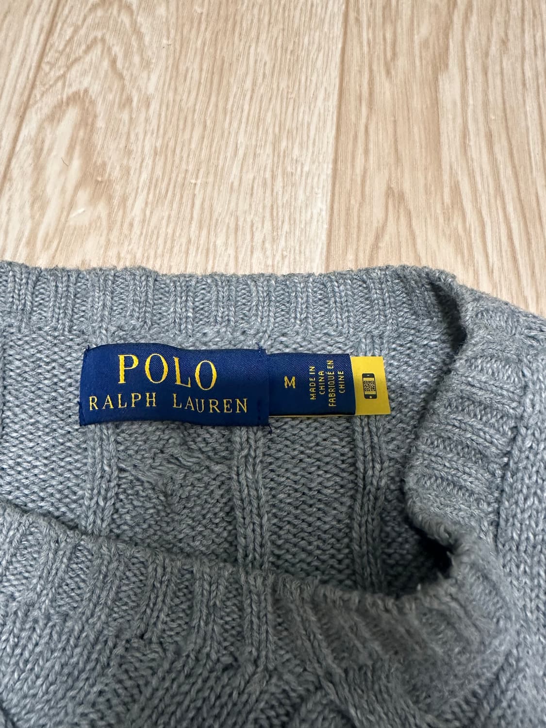 폴로 회색 니트 m사이즈 상품이미지2