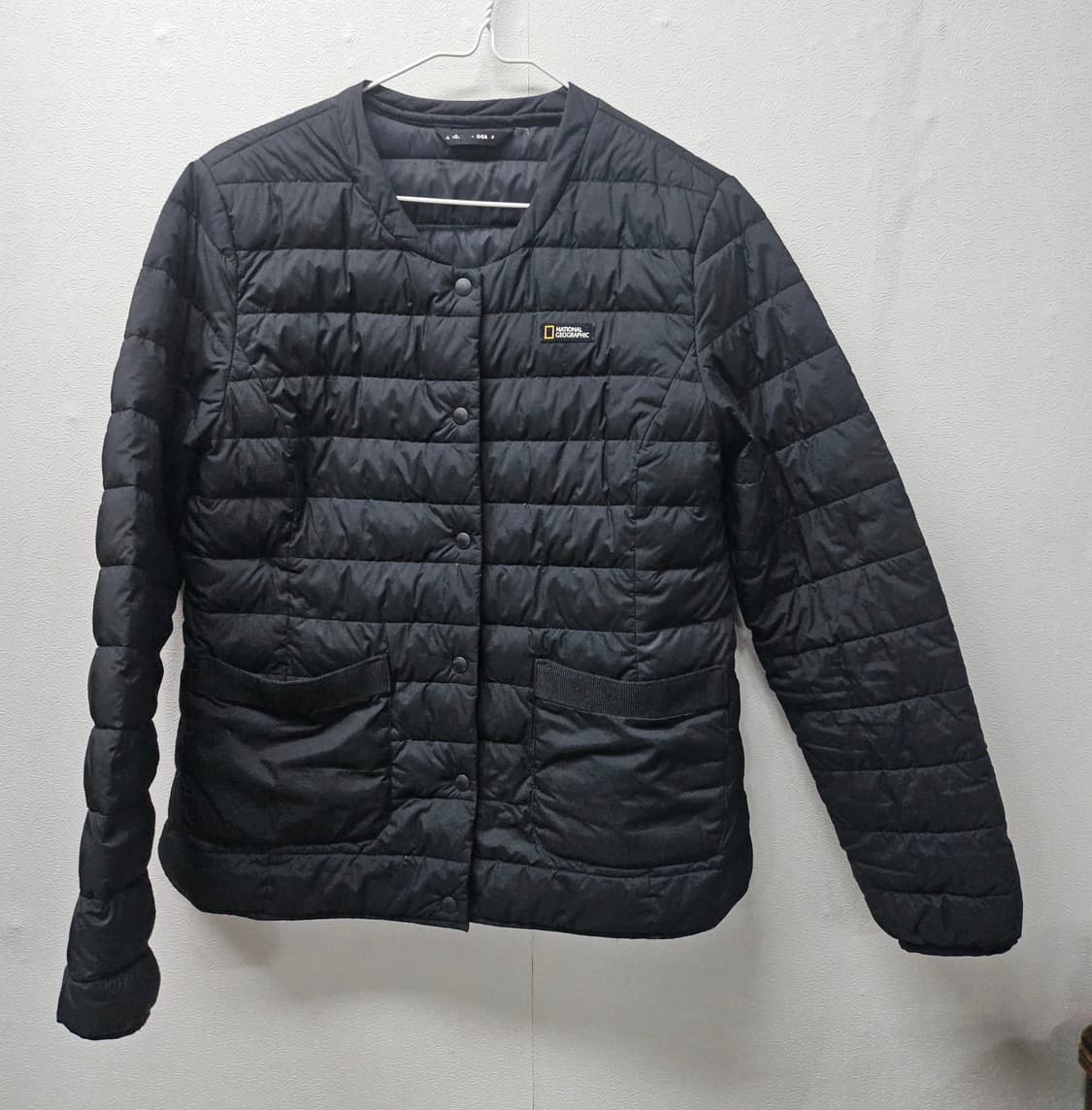 내셔널 지오그래픽 구스다운 블랙 경량패딩 S 상품이미지1