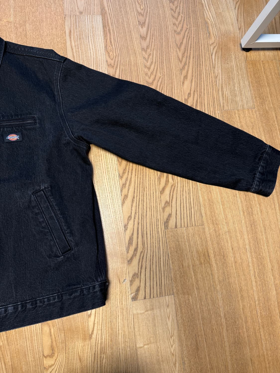 디키즈 웨이브 로고 데님 재킷 검정 XL  상품이미지3