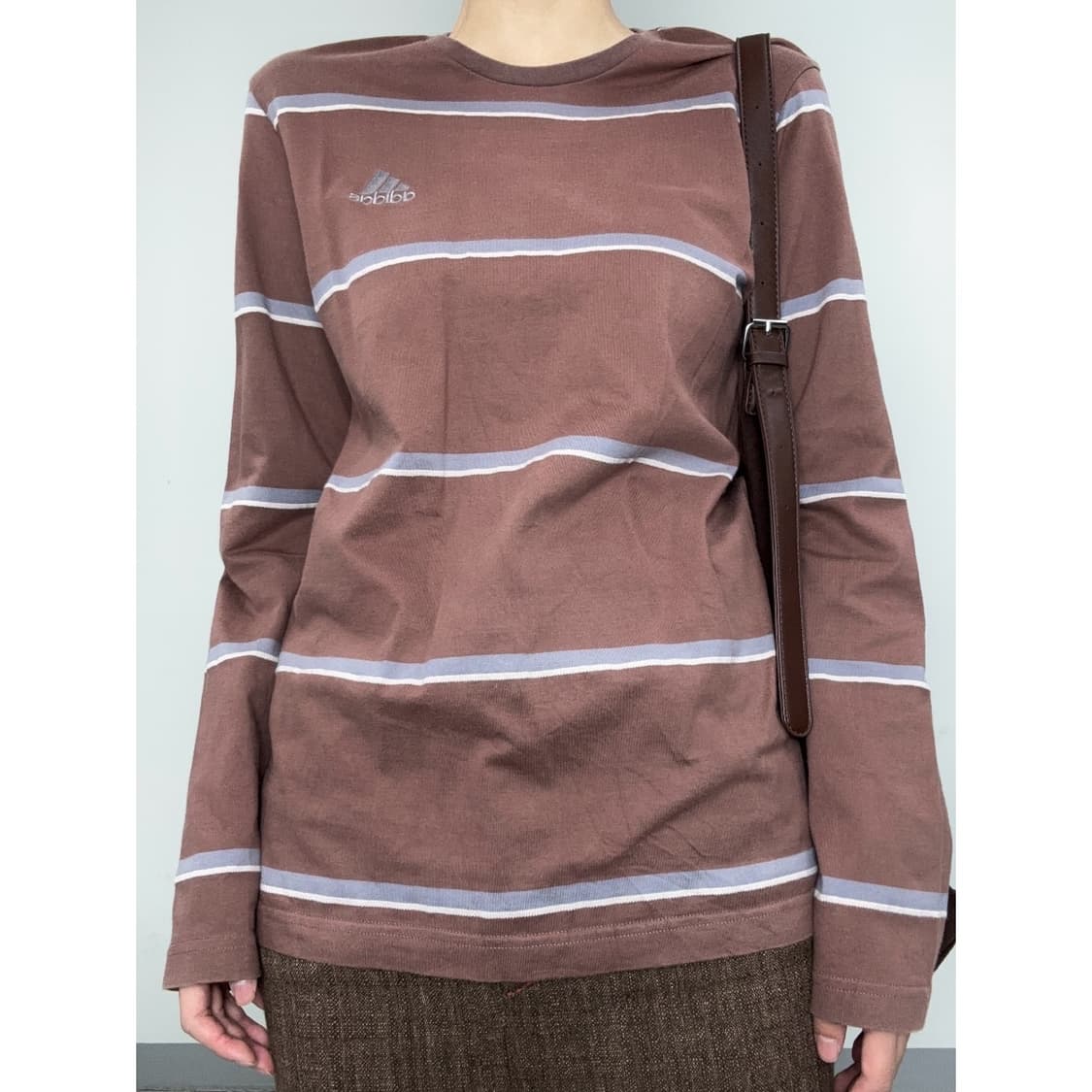 빈티지 아디다스 브라운 롱슬리브 상품이미지1