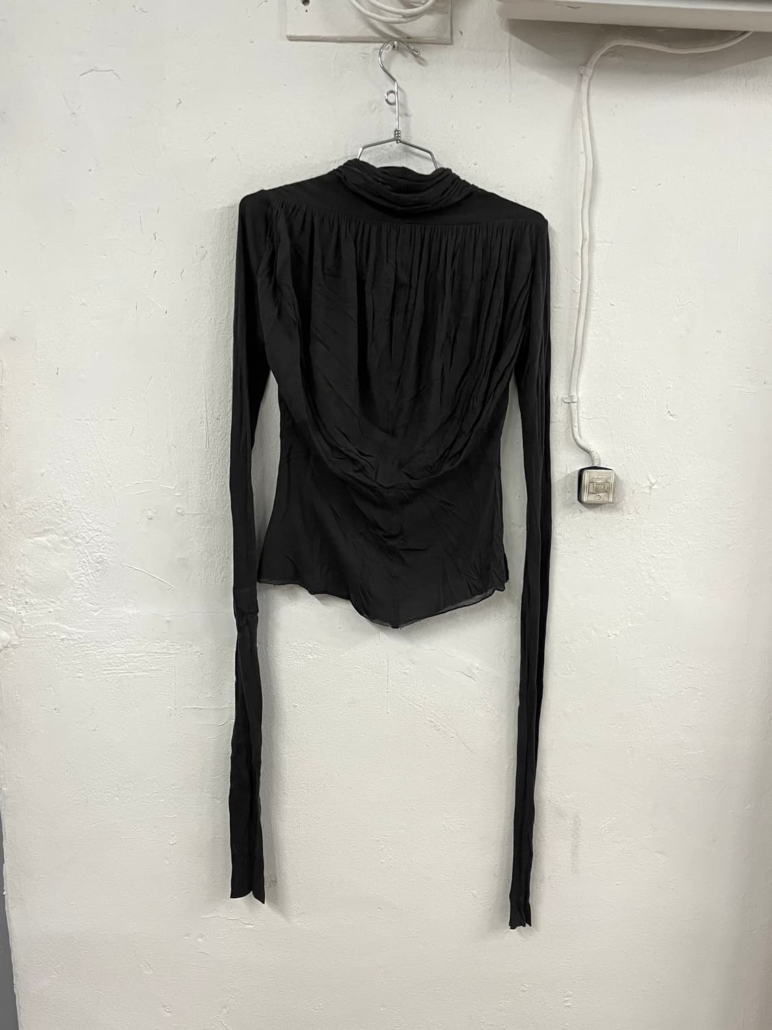 릭오웬스 릴리스 오버 슬리브 드레이프 집업 상품이미지6