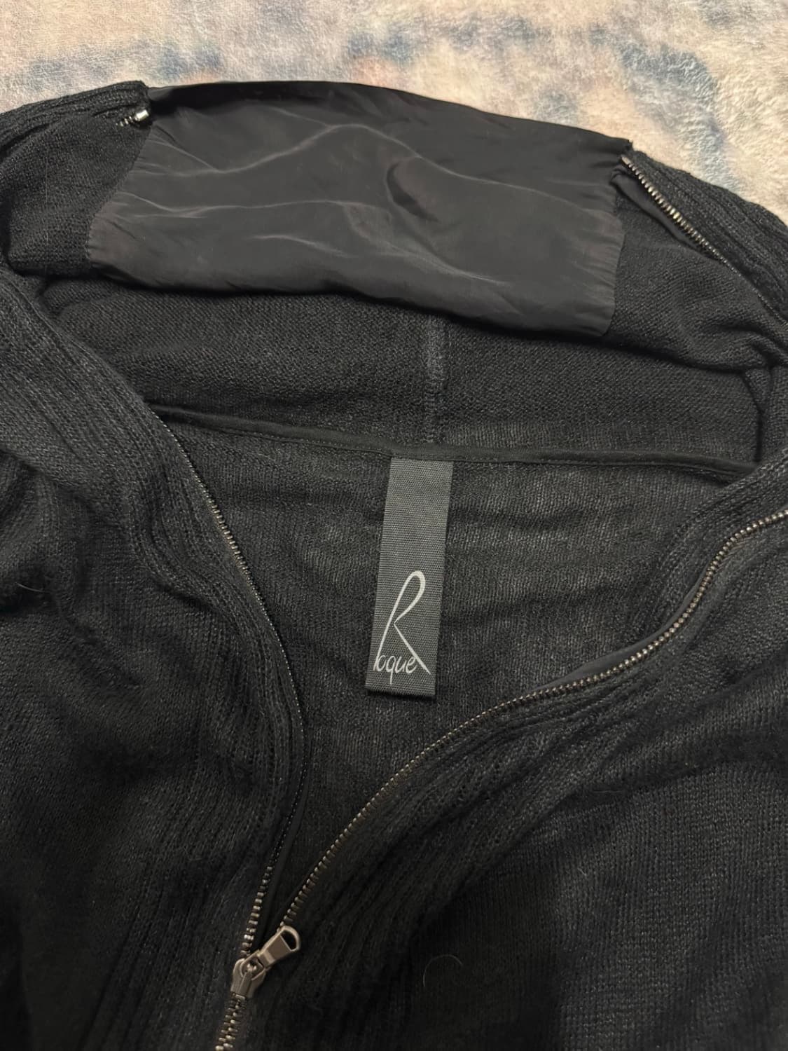 릭 오웬스 일라리아 니스트리 아카이브 믹스 풀 집업 자켓 상품이미지8