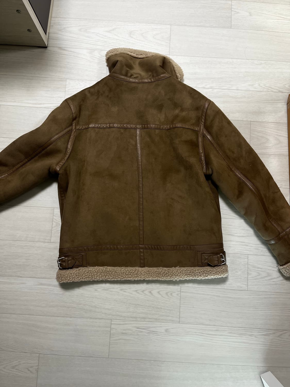 Zara 자라 b-3 브라운 무스탕 자켓 상품이미지2