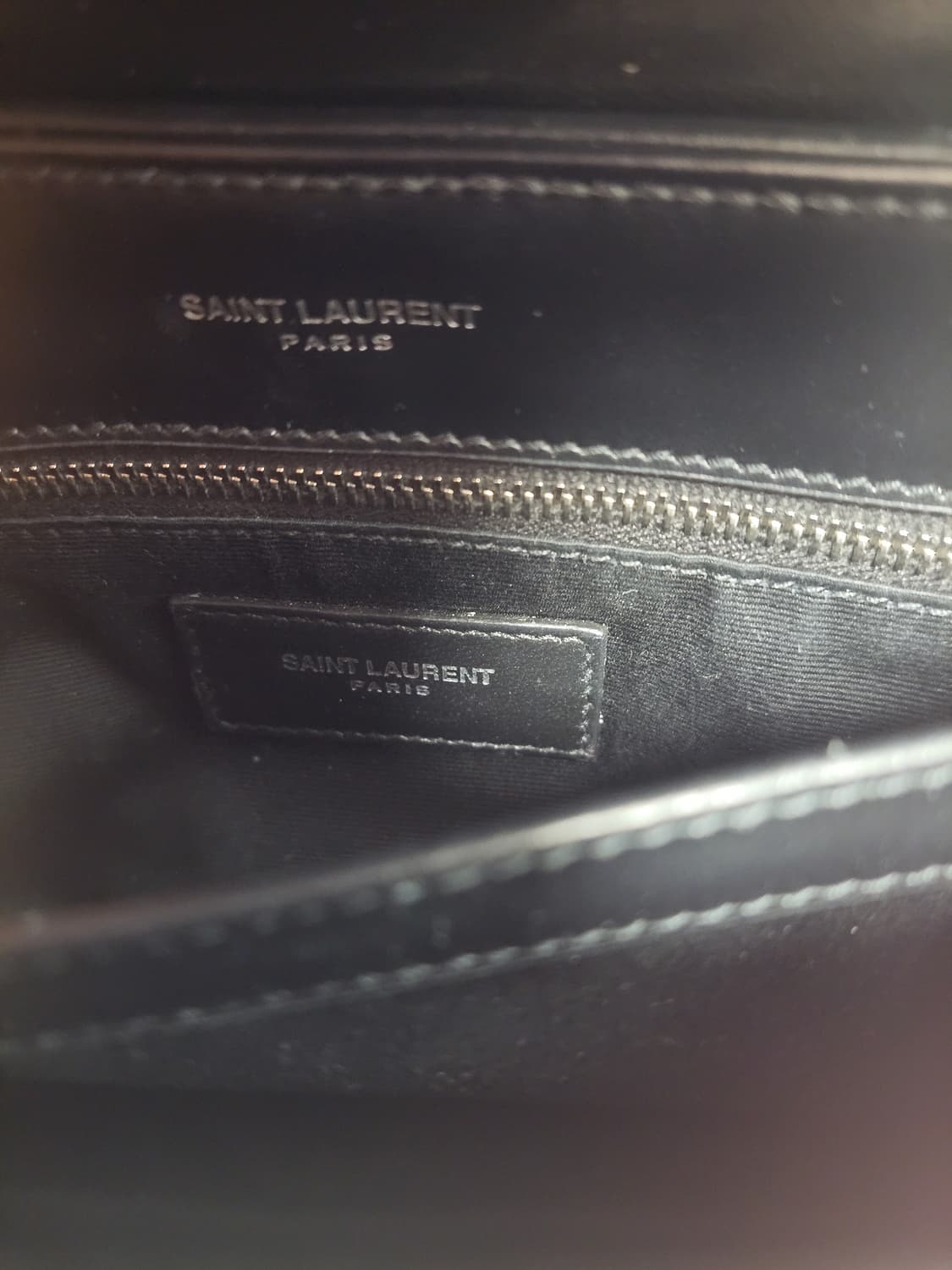 정품)급처상태좋음!생로랑 토이 루루백 블랙 YSL마틀라쎄은장 가방크로스백 상품이미지3