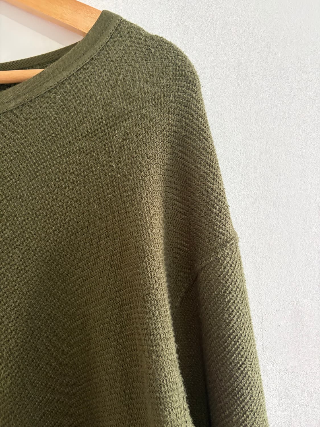 Porterclassic 써멀 롱슬리브 카키 상품이미지3