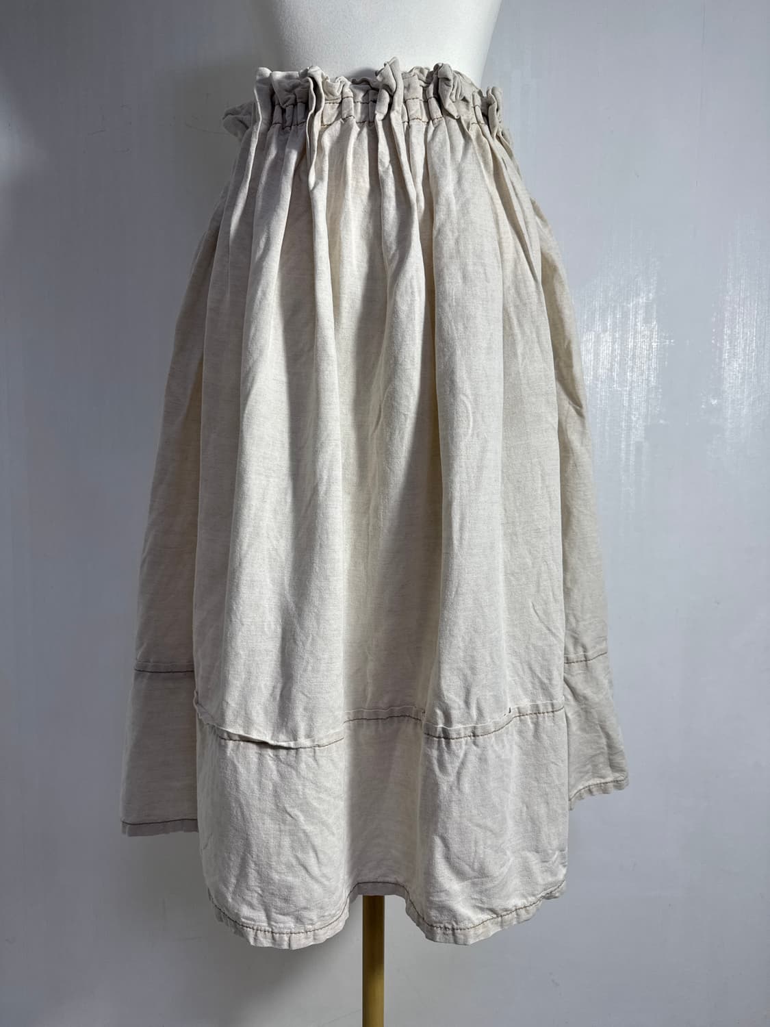 꼼데가르송 트리콧 린넨 플레어 스커트 상품이미지3