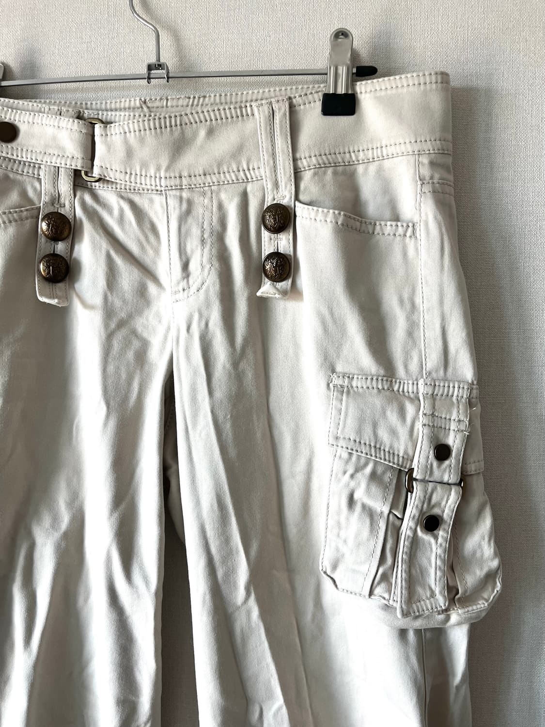 FIAGILE 카고 포켓 로우라이즈 팬츠 상품이미지1