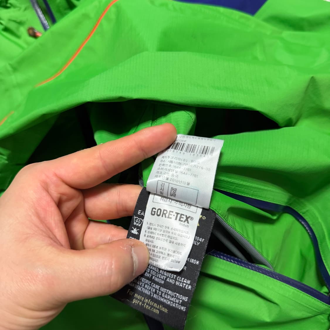 K2 고어텍스 팩라이트 쉘 바람막이 자켓 상품이미지6