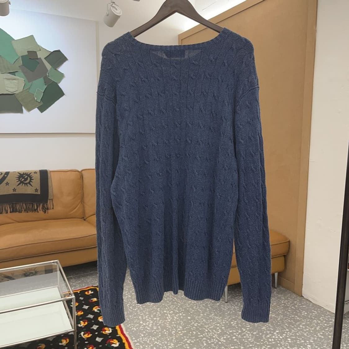 폴로 랄프로렌 베이직 캐주얼 크루넥 케이블 니트 XXL C06770 상품이미지4