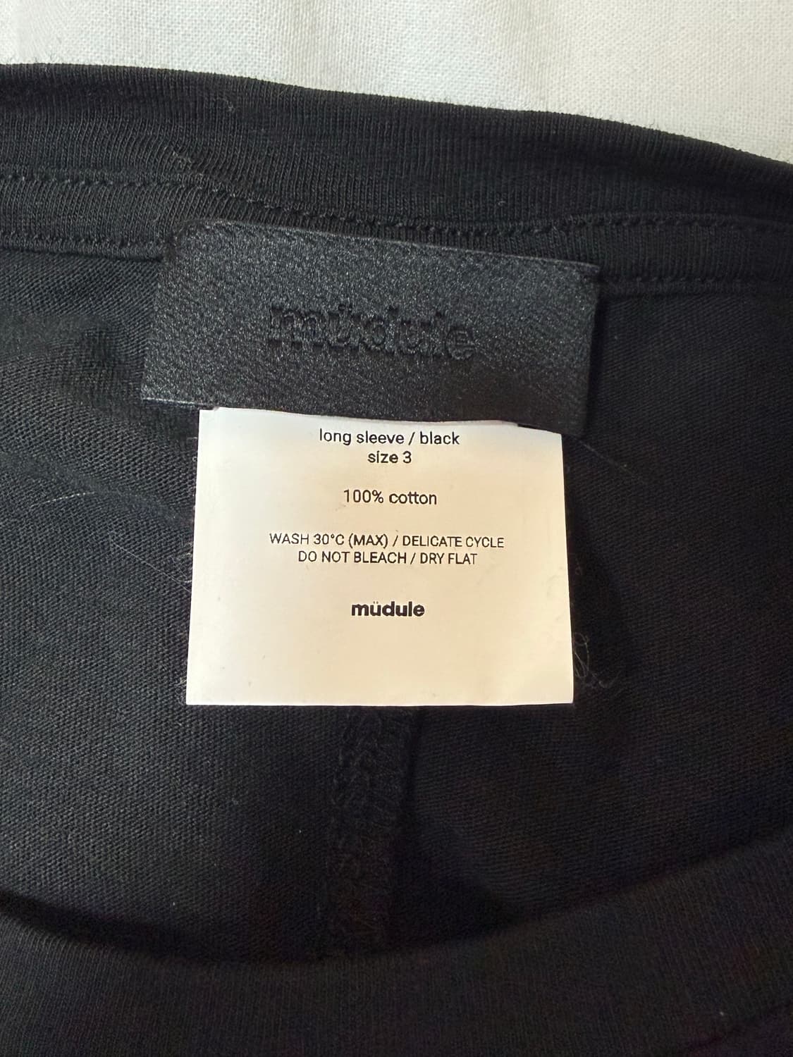 [3] MUDULE SEMI LONGSLEEVE 머듈 세미 롱슬리브 블랙 상품이미지9