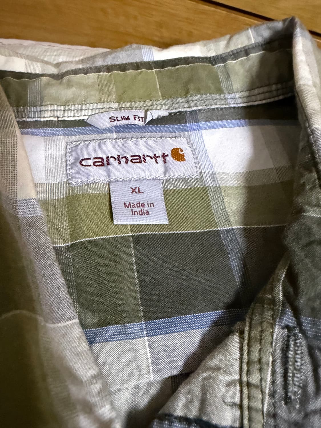 칼하트 체크 셔츠 반팔 상품이미지2