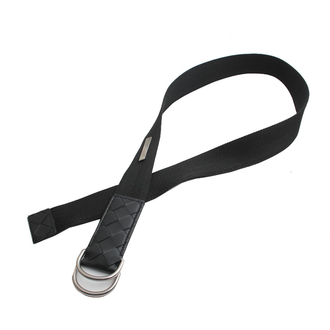 보테가베네타 블랙 위빙 D링 패브릭 벨트 상품이미지2