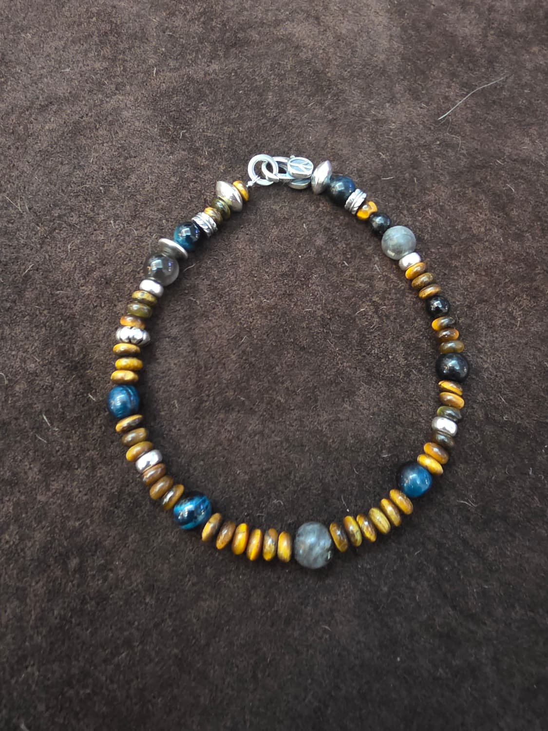 🪶 Silver 925 & Tiger Eye Stone Bracelet 상품이미지6