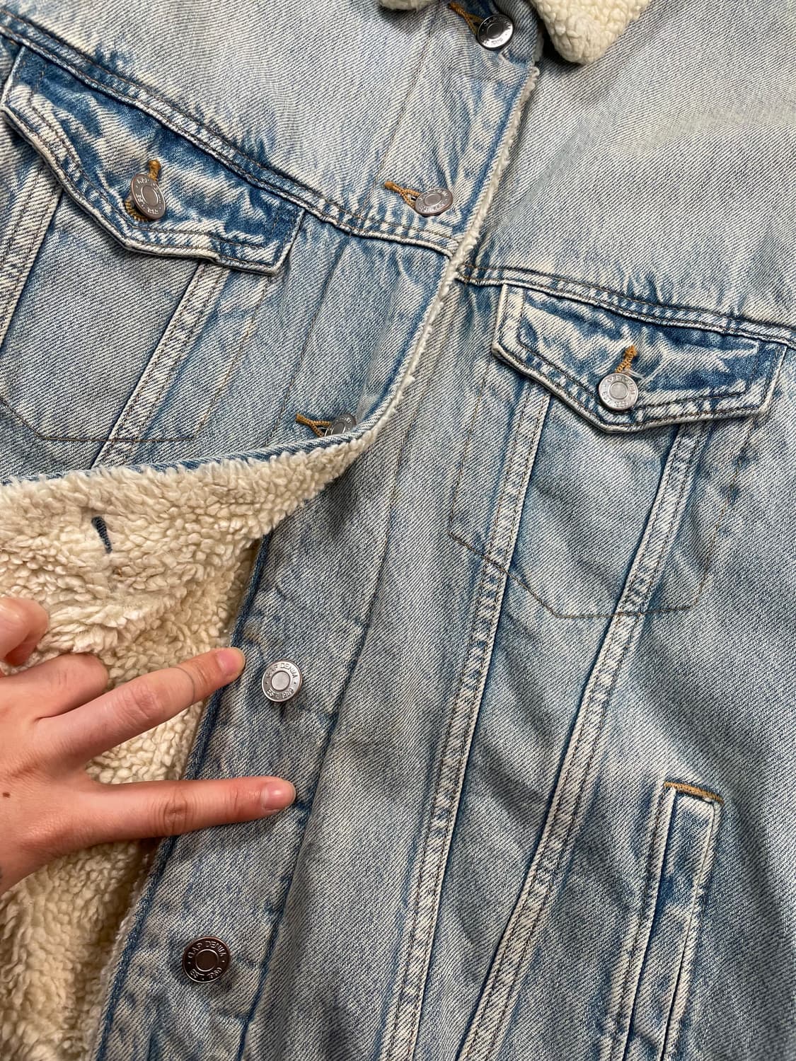 갭 쉐르파 데님 자켓 상품이미지5