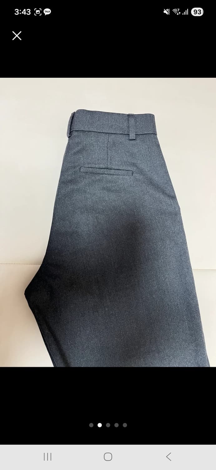 시야쥬 여성 울 슬랙스 s사이즈 상품이미지2