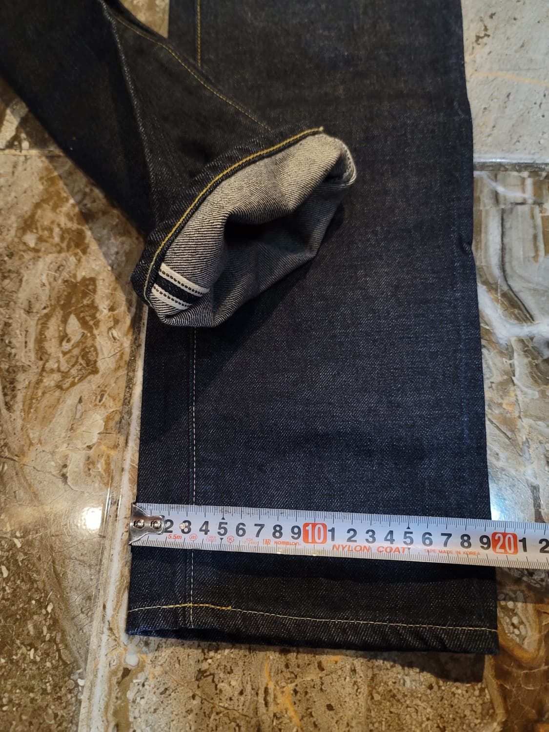 비즈빔 생지 셀비지 데님팬츠  상품이미지9