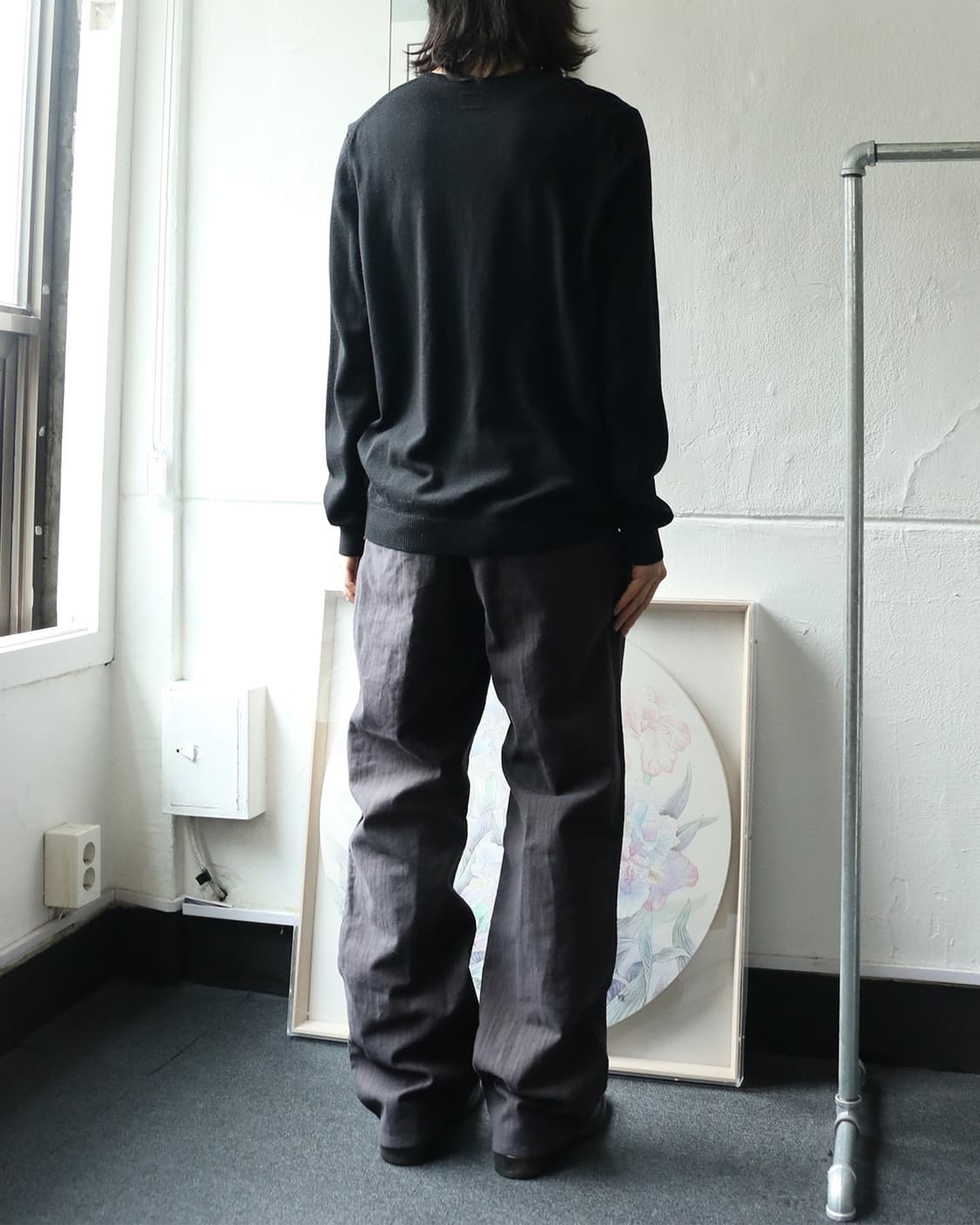 저스트 카발리 핀스트라이프 팬츠 상품이미지3