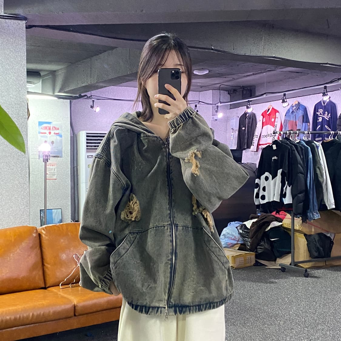 밀리언 디트로이트 투웨이 데님자켓 B3331 상품이미지1