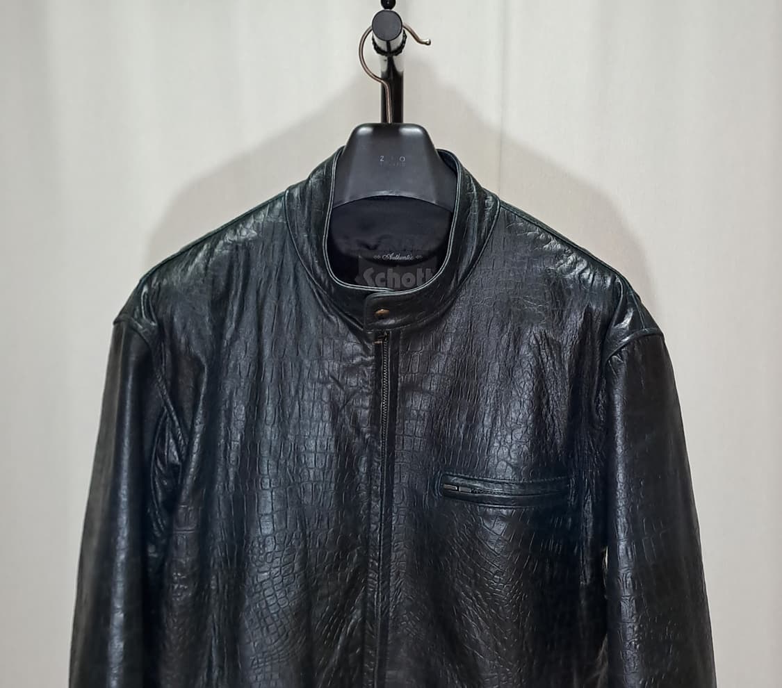 (택포) 악어패턴 양가죽 싱글자켓 110 B111 상품이미지2