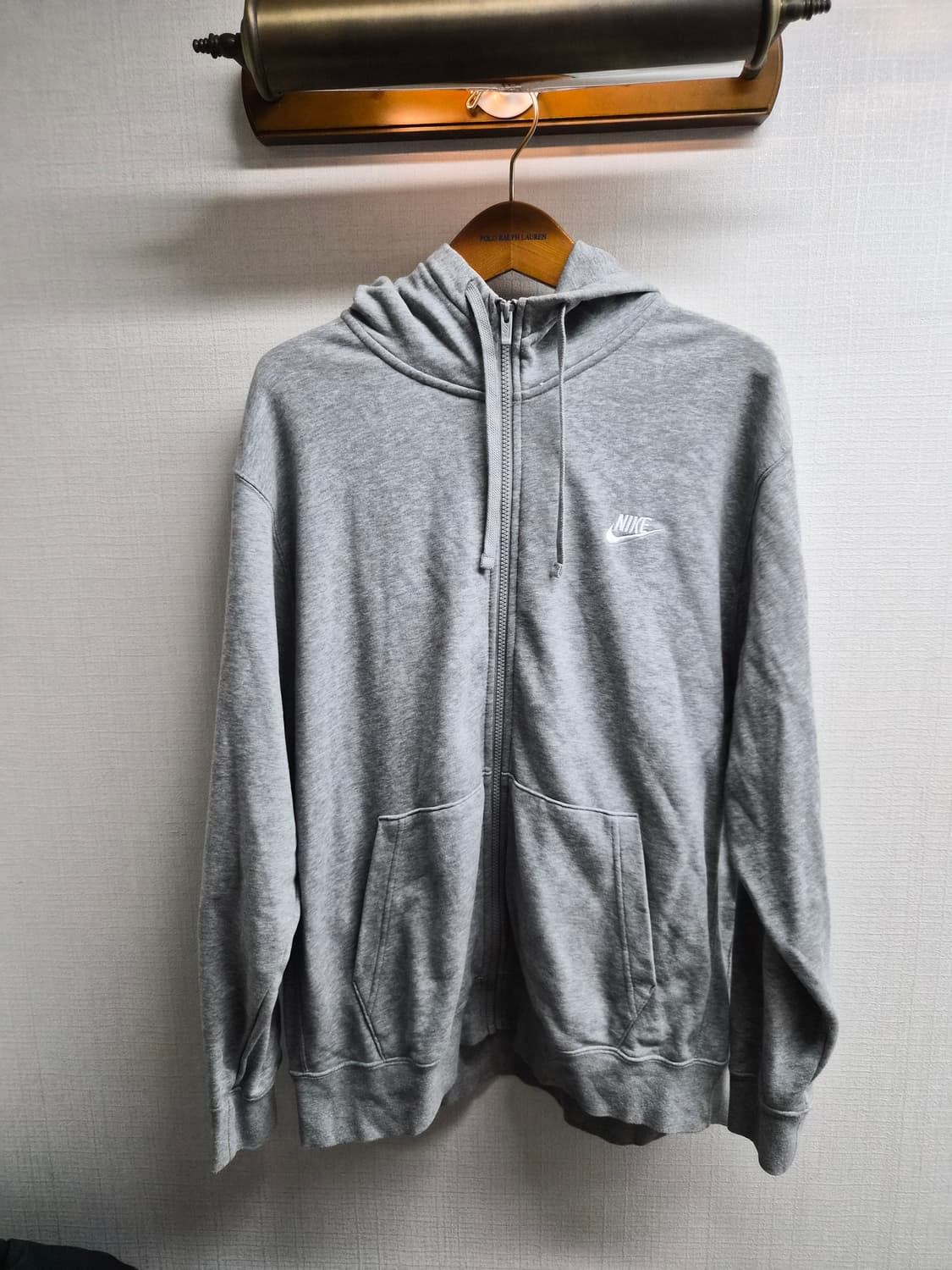 2XL) 나이키 후드집업 그레이 팝니다 상품이미지1